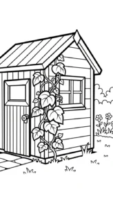 coloriage Jardin pour enfants à télécharger