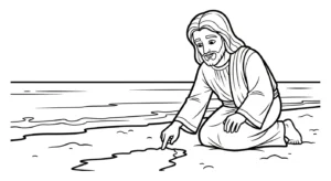 coloriage Jésus Christ pour primaire