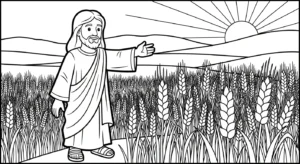 coloriage Jésus Christ pour enfant