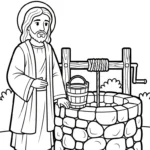 imprimer coloriage Jésus Christ gratuit