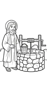 imprimer coloriage Jésus Christ gratuit