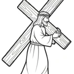 coloriage Jésus Christ à imprimer gratuitement