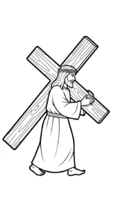 coloriage Jésus Christ à imprimer gratuitement