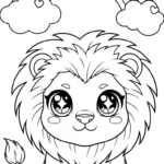 coloriage Lion updated pour enfant de 5 ans
