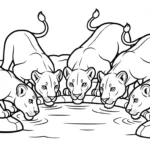 coloriage Lion updated à imprimer pour enfants