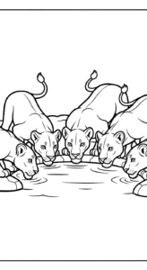 coloriage Lion updated à imprimer pour enfants