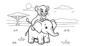 coloriage Lion updated et dessins