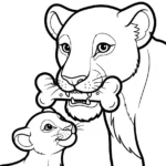 coloriage Lion updated pour enfants