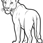 coloriage Lion updated pour enfants à imprimer