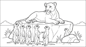 a imprimer coloriage Lion updated gratuit