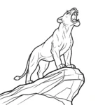 coloriage Lion updated gratuit
