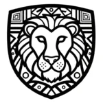 image de coloriage Lion updated pour enfant
