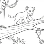 coloriage Lion updated à imprimer