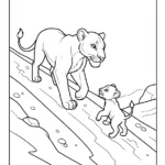 coloriage Lion updated gratuit