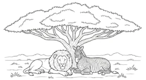 coloriage Lion updated à imprimer pour enfant de 8 ans