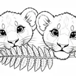 coloriage Lion updated pour enfant de 3 ans