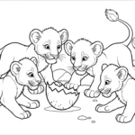 coloriage Lion updated a dessiner en ligne