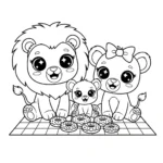 coloriage Lion updated à imprimer pour enfant de 8 ans