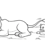 coloriage Lion updated pour enfants à imprimer