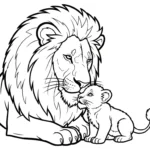 coloriage Lion updated pour enfant a imprimer gratuit