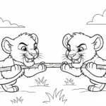 coloriage Lion updated pour enfant