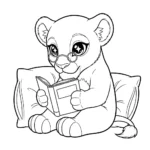 coloriage Lion updated à imprimer gratuit
