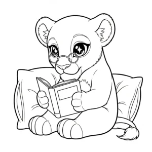 coloriage Lion updated à imprimer gratuit