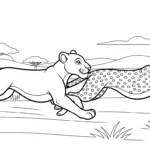 coloriage Lion updated pour enfants à télécharger