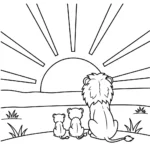 a imprimer coloriage Lion updated gratuit