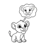 coloriage Lion updated pour enfant de 4 ans