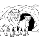 coloriage Lion updated a imprimer