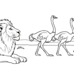 coloriage Lion updated à imprimer pdf gratuit