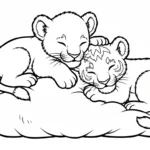 coloriage Lion updated gratuit a imprimer