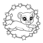 coloriage Lion updated pour enfant de 3 ans