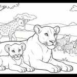 coloriage Lion updated pour enfant de 8 ans