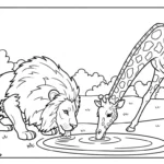 coloriage Lion updated à imprimer pour enfant de 2 ans
