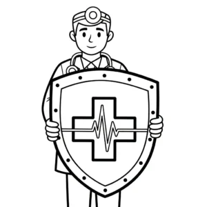télécharger coloriage Médecin gratuit