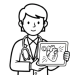 coloriage Médecin pour enfant de 8 ans