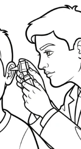 coloriage Médecin pour enfant de 10 ans