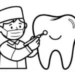 coloriage Médecin pour enfants