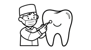 coloriage Médecin pour enfants