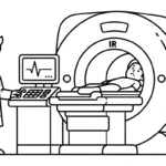 coloriage Médecin et decoupage a imprimer gratuit