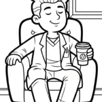 coloriage Médecin à imprimer gratuitement