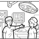 coloriage Médecin et dessin a imprimer