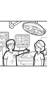 coloriage Médecin et dessin a imprimer
