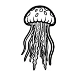 coloriage Méduse a dessiner et imprimer