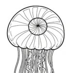 coloriage Méduse a imprimer gratuitement