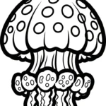 coloriage Méduse à imprimer gratuitement pdf