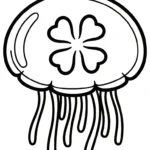 coloriage Méduse à imprimer pour enfant de 8 ans