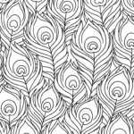 coloriage Paon pour bebe a imprimer